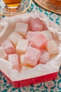 Turkish Delight or Rahat Lokum Royalty Free Stock Photo