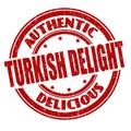 Turkish delight sign or stamp