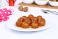 Turkish dessert Lokma Royalty Free Stock Photo