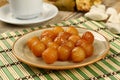 Turkish dessert Lokma Royalty Free Stock Photo