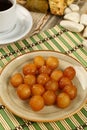 Turkish dessert Lokma Royalty Free Stock Photo