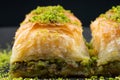 Turkish dessert sobiyet baklava