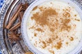 Turkish Dessert Sutlac / Rice Pudding Royalty Free Stock Photo