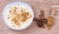 Turkish Dessert Sutlac / Rice Pudding Royalty Free Stock Photo