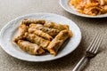 Turkish Dolma Lahana Sarmasi / Cabbage Rolls. Royalty Free Stock Photo