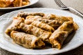 Turkish Dolma Lahana Sarmasi / Cabbage Rolls. Royalty Free Stock Photo