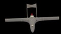 turkish drone Bayraktar TB2 illustration militar aircraft in ukraine