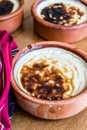 Turkish Dssert Rice Pudding Sutlac / Custard Royalty Free Stock Photo