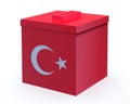 Turkish election ballot box