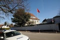TURKISH EMBASSY IN DENMARK UNDERATTACHED Royalty Free Stock Photo