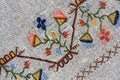 Turkish embroidery pattern as background Royalty Free Stock Photo