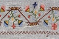 Turkish embroidery pattern as background Royalty Free Stock Photo