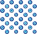 Turkish Evil Eye pattern Royalty Free Stock Photo