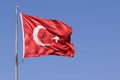 Turkish flag Royalty Free Stock Photo