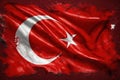 Turkish Flag Background, Pray for Turkey Which Is Being Hit By An Earthquake Disaster