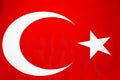 Turkish Flag Royalty Free Stock Photo