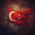 29 october Republic Day Turkey in turkish 29 ekim Cumhuriyet Bayrami. Ai Generated