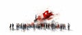 29 october Republic Day Turkey in turkish 29 ekim Cumhuriyet Bayrami. Ai Generated