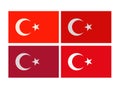 Turkish flag - Republic of Turkey