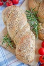 Turkish flat bread Royalty Free Stock Photo