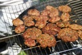 Turkish food, kofte on grill