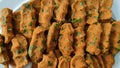 Turkish Food Mercimek Koftesi made Bulgur and Lentil Paste