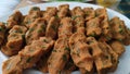 Turkish Food Mercimek Koftesi made Bulgur and Lentil Paste