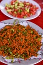 Turkish food, named kisir stock photo Royalty Free Stock Photo