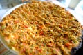 Turkish foods; lahmacun Royalty Free Stock Photo