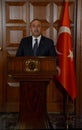 Turkish Foreign Minister Mevlut Cavusoglu