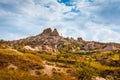 Turkish fortress Uchisar Cappadocia Turkey Royalty Free Stock Photo