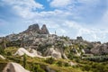 Turkish fortress Uchisar Cappadocia Turkey Royalty Free Stock Photo