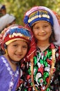 Turkish girls in traditional cloth