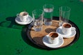 Turkish, greek coffee Royalty Free Stock Photo