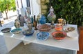 Turkish handmade ceramics near Kusadasi Royalty Free Stock Photo