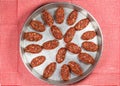 Turkish home made raw meatballs ready to be grilled