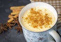 Turkish hot drink Sahlep or salep