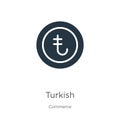 Turkish icon vector. Trendy flat turkish icon from commerce collection isolated on white background. Vector illustration can be