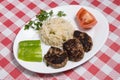 Turkish izgara kofte