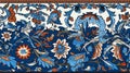 Turkish Iznik background texture traditional design, turkey, floral, pattern, seamless Generative AI