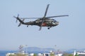 Turkish Jandarma Force Sikorsky S-70 displayed at Istanbul Ataturk Airport during Teknofest Istanbul, Turkiye