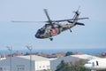 Turkish Jandarma Force Sikorsky S-70 displayed at Istanbul Ataturk Airport during Teknofest Istanbul, Turkiye