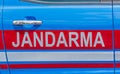 Turkish Jandarma (gendarme) traffic car door