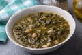 Turkish Kara Lahana corbasi - Black Cabbage or Kale Soup