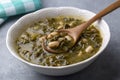 Turkish Kara Lahana corbasi - Black Cabbage or Kale Soup