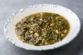 Turkish Kara Lahana corbasi - Black Cabbage or Kale Soup