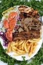 Turkish kebab Royalty Free Stock Photo