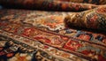 Turkish Kilim Rug A Woven Tapestry of Indigenous Craft and Elegance generated by AI