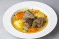 Turkish Kuzu Haslama / Lamb Stew with Potatoes and Carrot Royalty Free Stock Photo