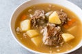 Turkish Kuzu Haslama / Lamb Stew with Potatoes and Carrot Royalty Free Stock Photo